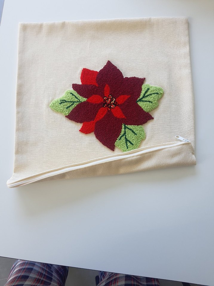 Punch Nakış Sanat Yastığı (Atatürk Çiçeği) - Görsel 5