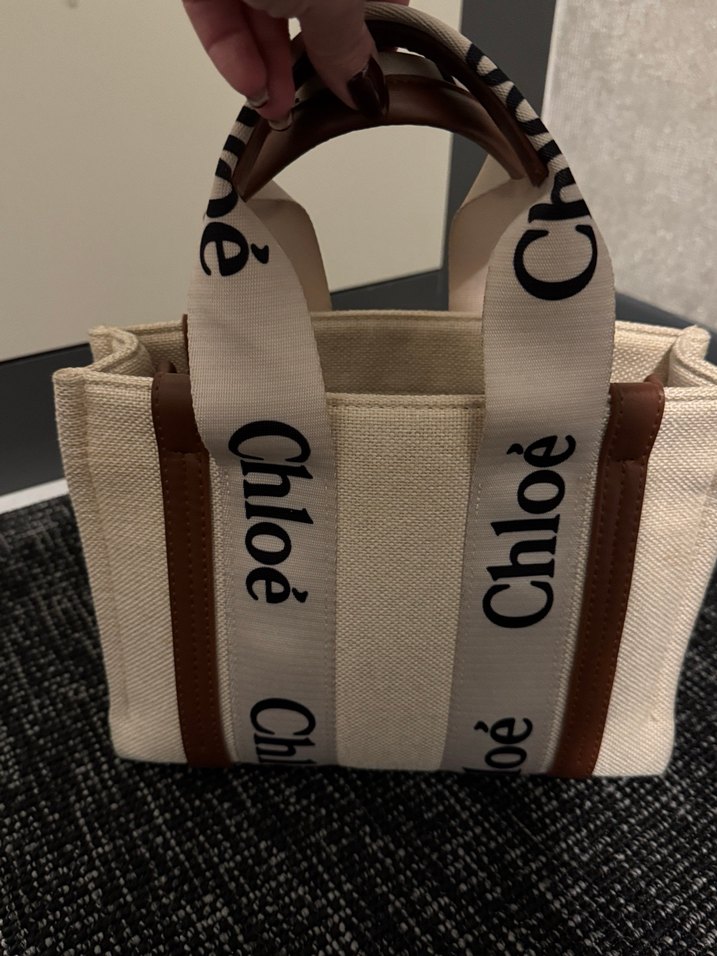 Beyaz Baskılı Chloé Kadın Çanta - Görsel 2