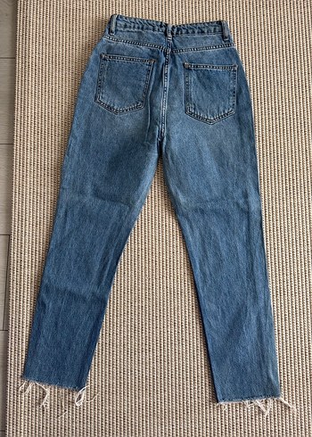 Payetli Mavi Denim Kadın Jean - Görsel 4