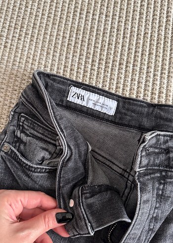 Gri Kadın Denim Normcore Kot Pantolon - Görsel 2