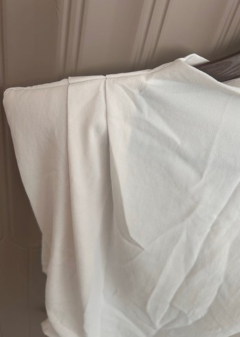 Beyaz gömlek bluz vatkalı - Görsel 2