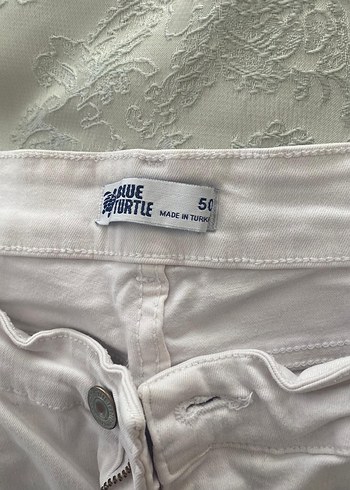 Beyaz Kadın Pantolon - Görsel 3