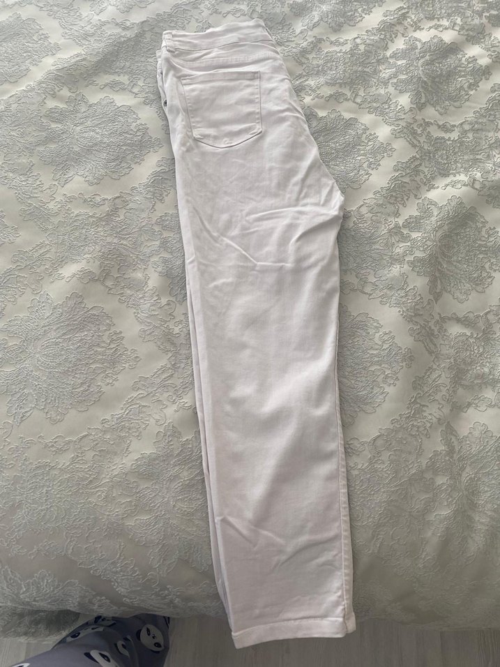 Beyaz Kadın  Pantolon - Görsel 2