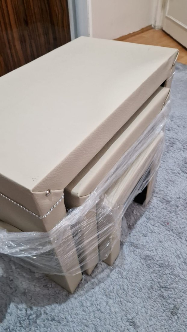 Bej Modern Kanepe Örtüsü - Görsel 5