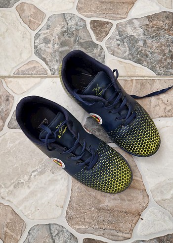 Sarı Siyah Erkek Futbol Ayakkabısı Velcro - Görsel 2