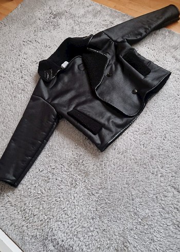 Kürklü Gri Kadın Kışlık Ceket - Görsel 5