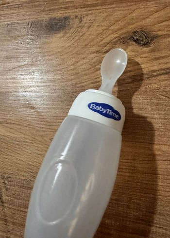 BabyTime Kaşıklı Bebek Biberonu Beyaz - Görsel 2