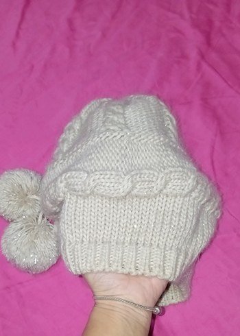 Lcwakiki Beyaz Örgü Kadın Bere - Görsel 4