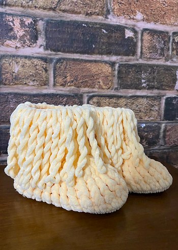 Çocuk Örgü Panduf - Görsel 4