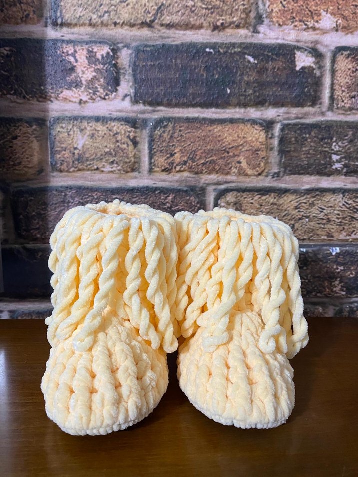 Çocuk Örgü Panduf - Görsel 3