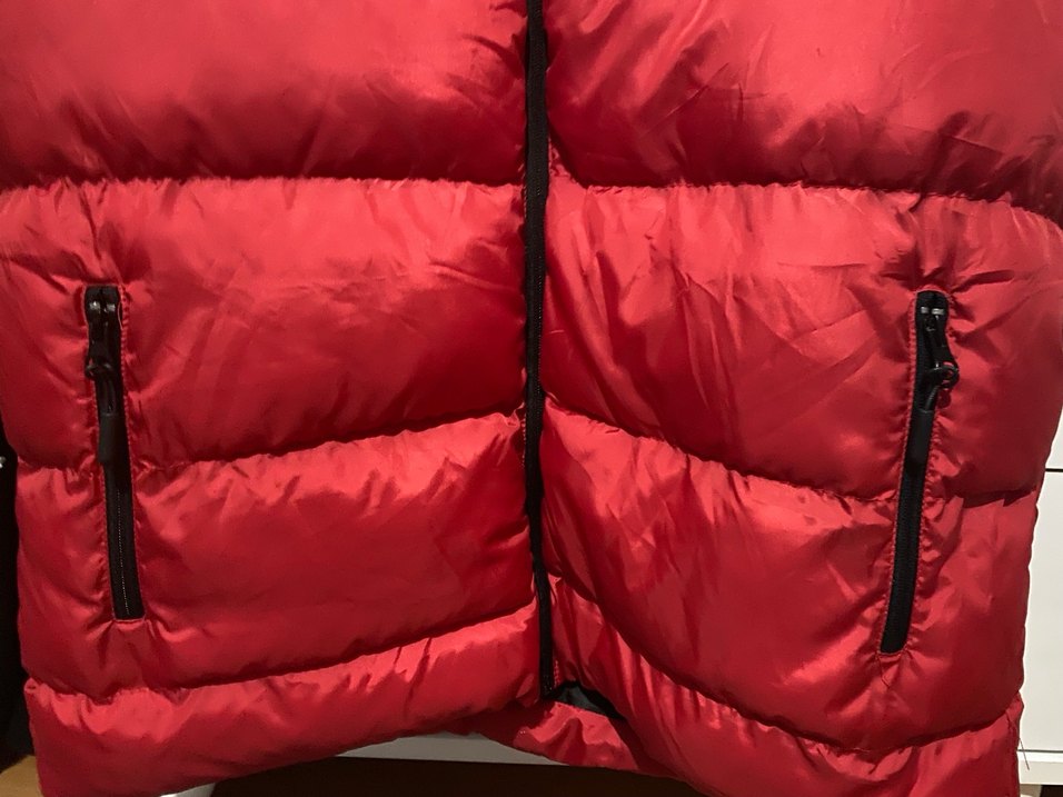 Nike Kırmızı Siyah Fermuarlı Yelek - Görsel 3