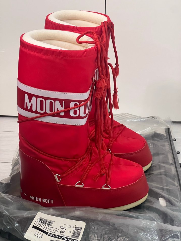 Kırmızı Kadın Kar Botu Moon Boot - Görsel 2