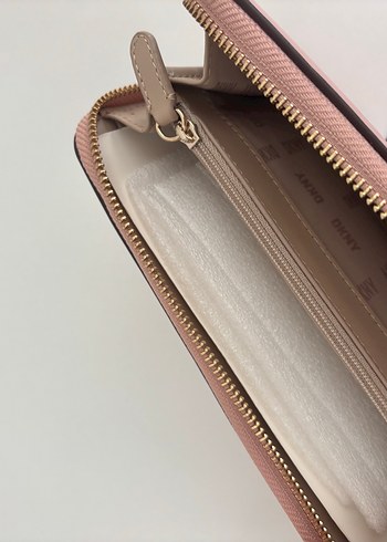 Pembe Fermuarlı Kadın Cüzdanı DKNY - Görsel 3