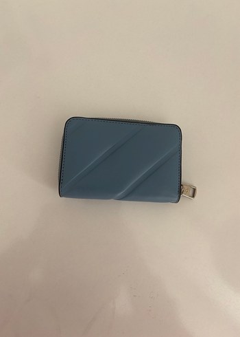 Mavi Fermuarlı Kadın Cüzdanı - Görsel 3