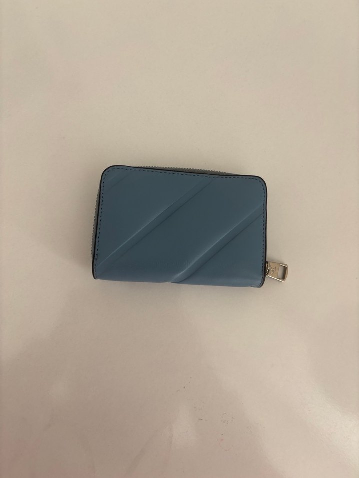 Mavi Fermuarlı Kadın Cüzdanı - Görsel 3