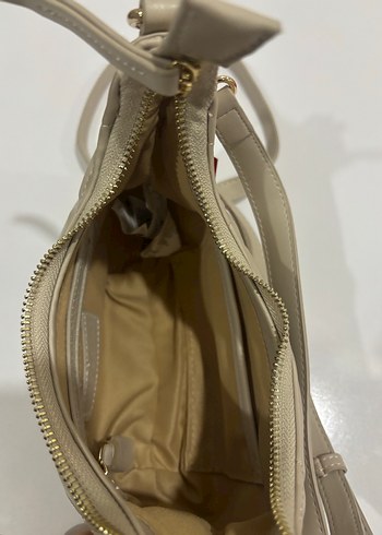 Beyaz Kemer Detaylı Kadın Omuz Çantası - Görsel 5