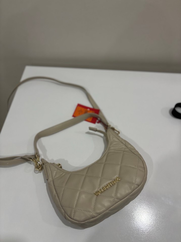 Beyaz Kemer Detaylı Kadın Omuz Çantası - Görsel 3