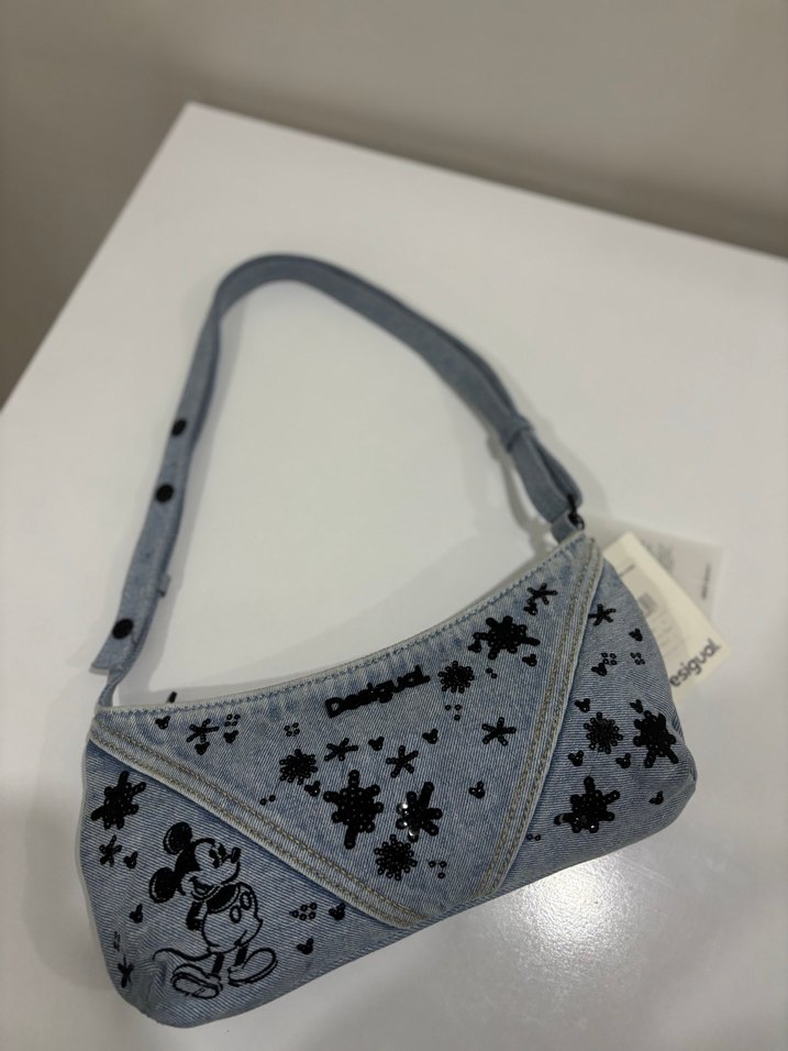 Desigual Mickey Baskılı Kot Kadın Çanta - Görsel 2