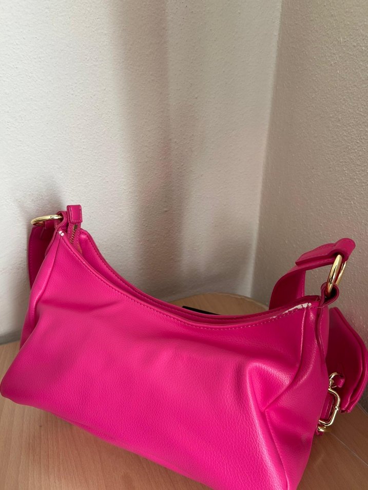 Love Moschino Pembe Deri Kadın Çanta - Görsel 4