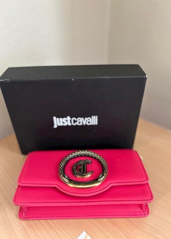 Just Cavalli Pembe Deri Kadın Çanta - Görsel 2