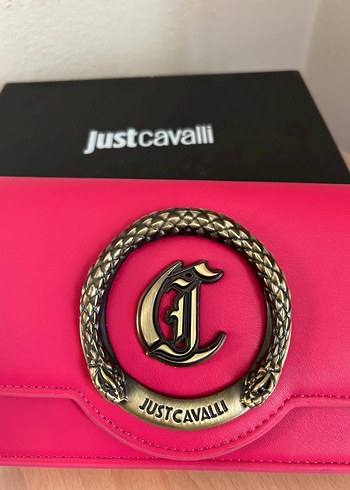 Just Cavalli Pembe Deri Kadın Çanta - Görsel 3