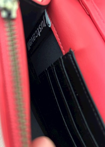 Just Cavalli Pembe Deri Kadın Çanta - Görsel 4