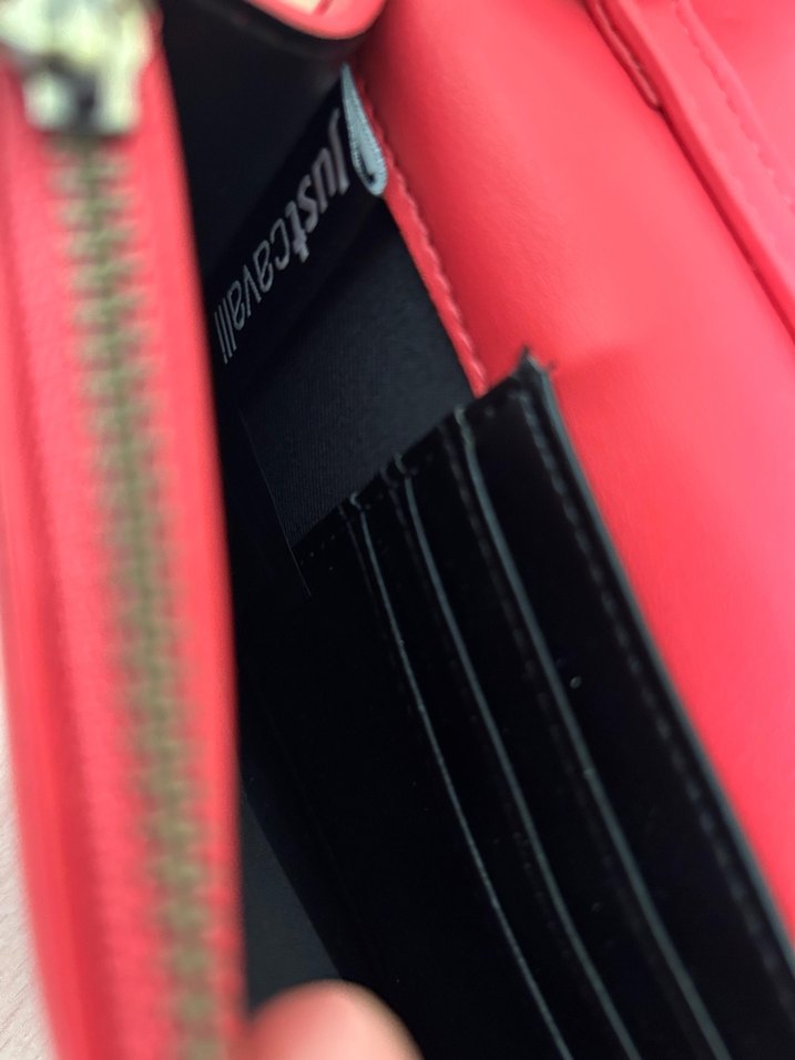 Just Cavalli Pembe Deri Kadın Çanta - Görsel 4