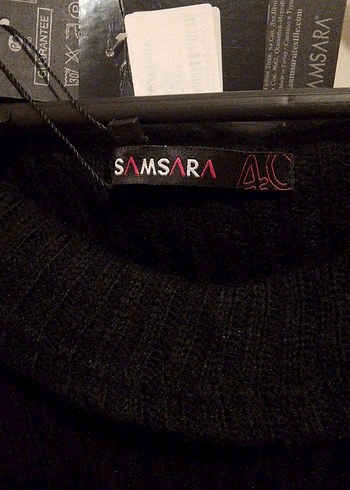 Desenli Siyah Örgü Goth Kedi Elbisesi - Görsel 2