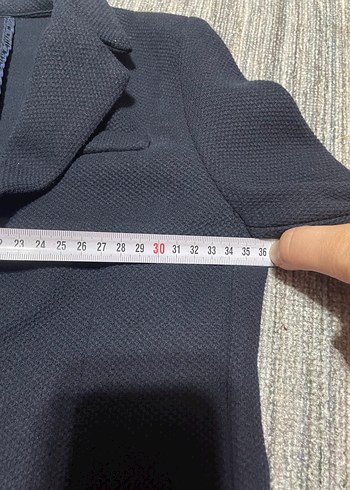 Düğmeli Erkek Çocuk lacivert Ceket - Görsel 2