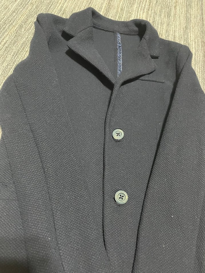 Düğmeli Erkek Çocuk lacivert Ceket - Görsel 3