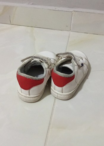 Erkek Çocuk Beyaz Cırt Cırtlı Spor Ayakkabı - Görsel 2