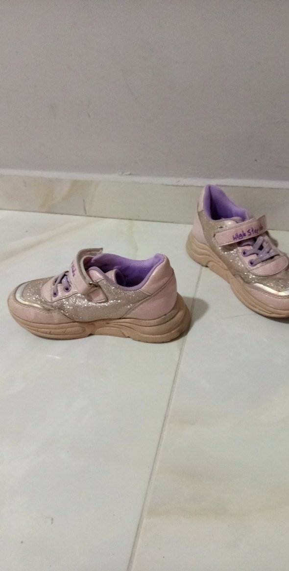 Mor Simli Kız Çocuk Spor Ayakkabı - Görsel 3