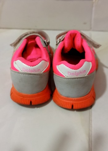 Kız Çocuk Pembe Velcro Spor Ayakkabı - Görsel 3