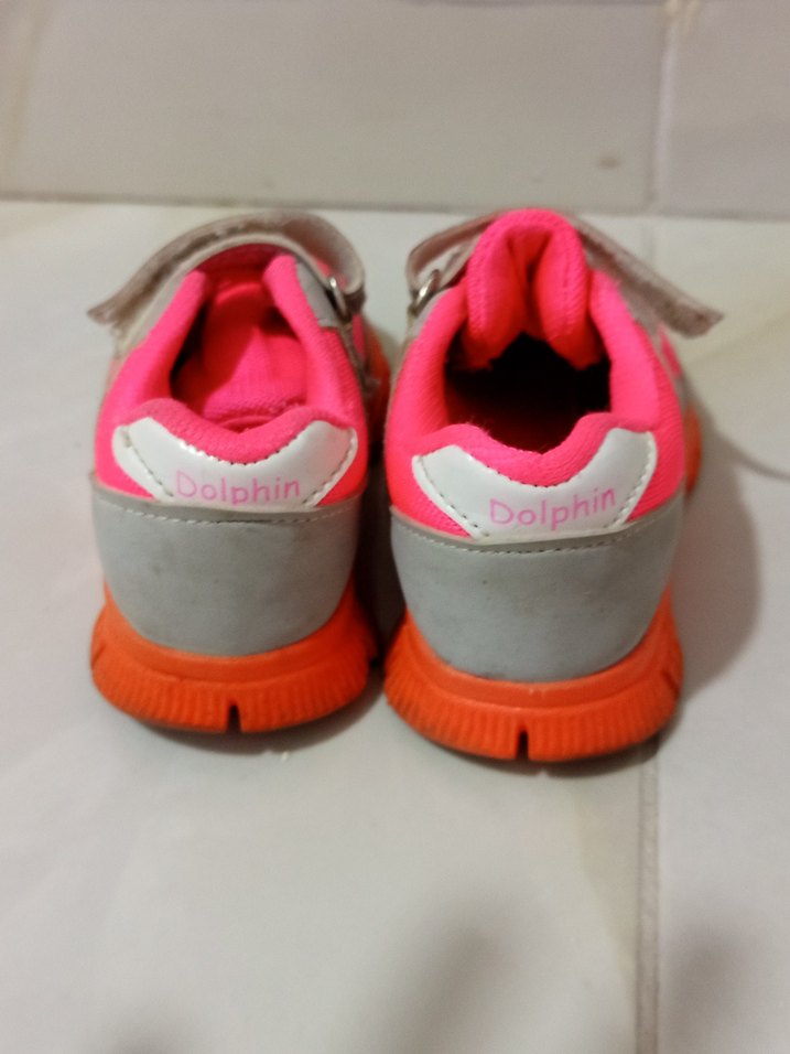 Kız Çocuk Pembe Velcro Spor Ayakkabı - Görsel 3