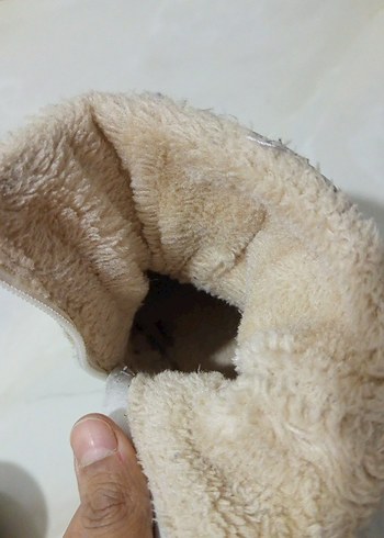 Kız Çocuk Gri Metalik Tokalı Bot - Görsel 4