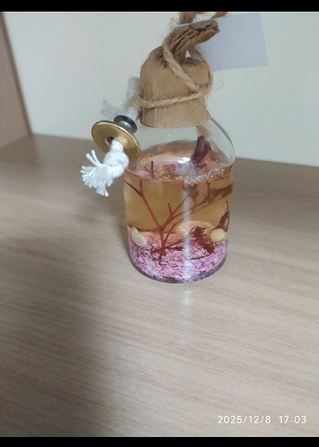 Renkli Bitkili Cam Mumluk Seti Dekoratif kandil mumu - Görsel 6