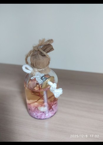 Renkli Bitkili Cam Mumluk Seti Dekoratif kandil mumu - Görsel 7