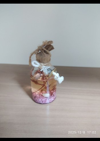 Renkli Bitkili Cam Mumluk Seti Dekoratif kandil mumu - Görsel 4