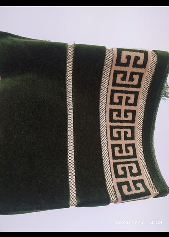 SIFIR Koyu Yeşil Nakışlı Geleneksel Seccade - Görsel 5