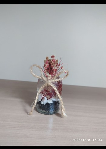 Bohem Tarzı El Yapımı Dekoratif Şişe - Görsel 2