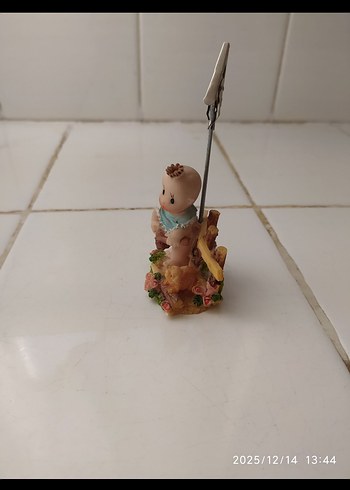 DEKORATİF BEBEK FİGÜRLÜ NOT VE FOTOĞRAF TUTUCU - Görsel 3