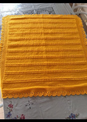 SIFIR Örgü Bebek Battaniyesi - Görsel 3