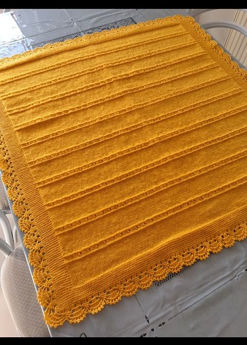 SIFIR Örgü Bebek Battaniyesi - Görsel 4