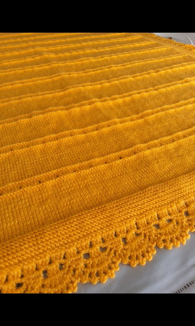 SIFIR Örgü Bebek Battaniyesi - Görsel 2