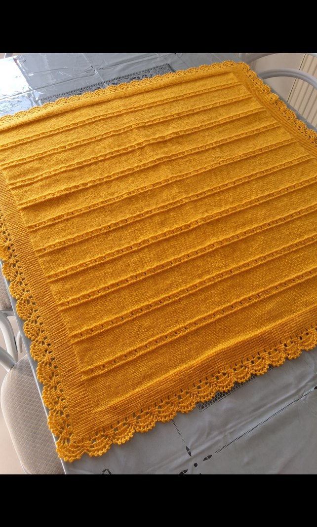 SIFIR Örgü Bebek Battaniyesi - Görsel 4