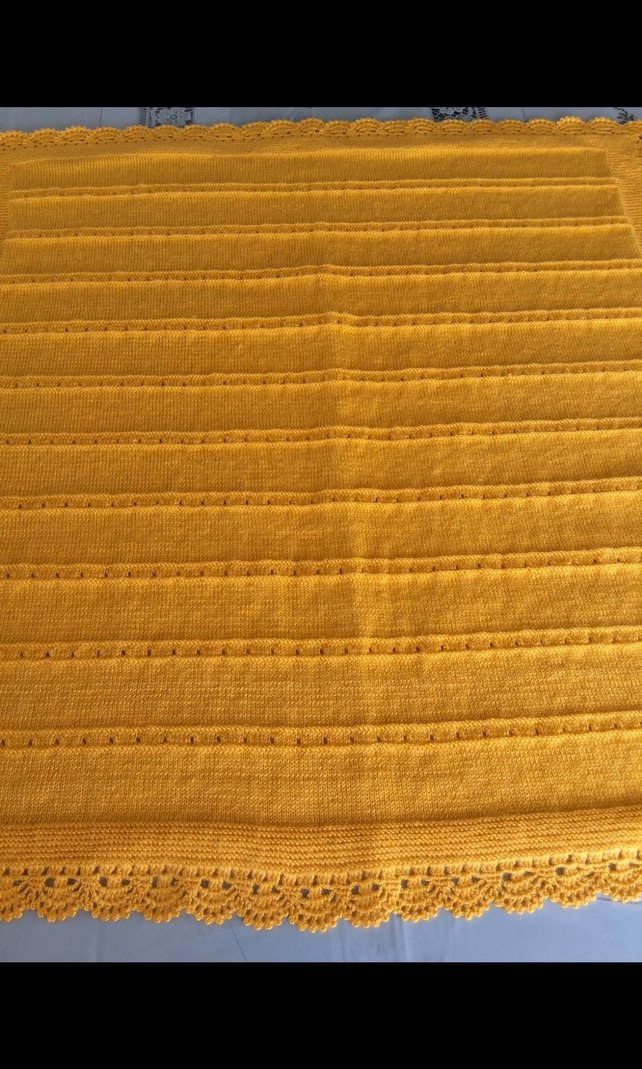 SIFIR Örgü Bebek Battaniyesi - Görsel 5