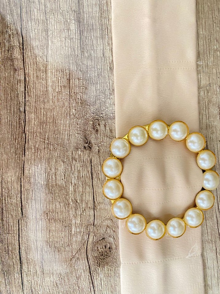 Bej Uzun Kollu Drapeli Kadın Abiye - Görsel 5