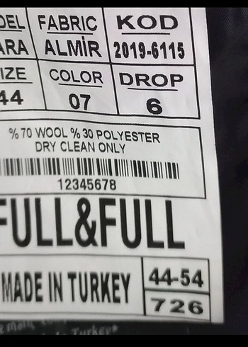 Lacivert Erkek Ofis Takım Elbise Ceketi - Görsel 8