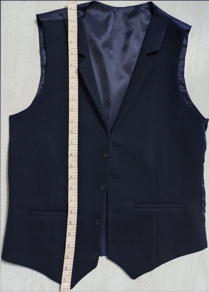 Lacivert Erkek Ofis Takım Elbise Ceketi - Görsel 5