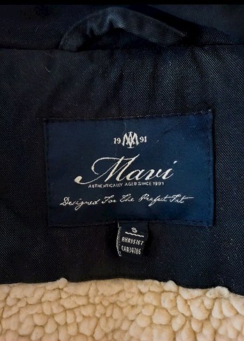 Düğmeli Siyah Kadın Midi Ceket - Görsel 4